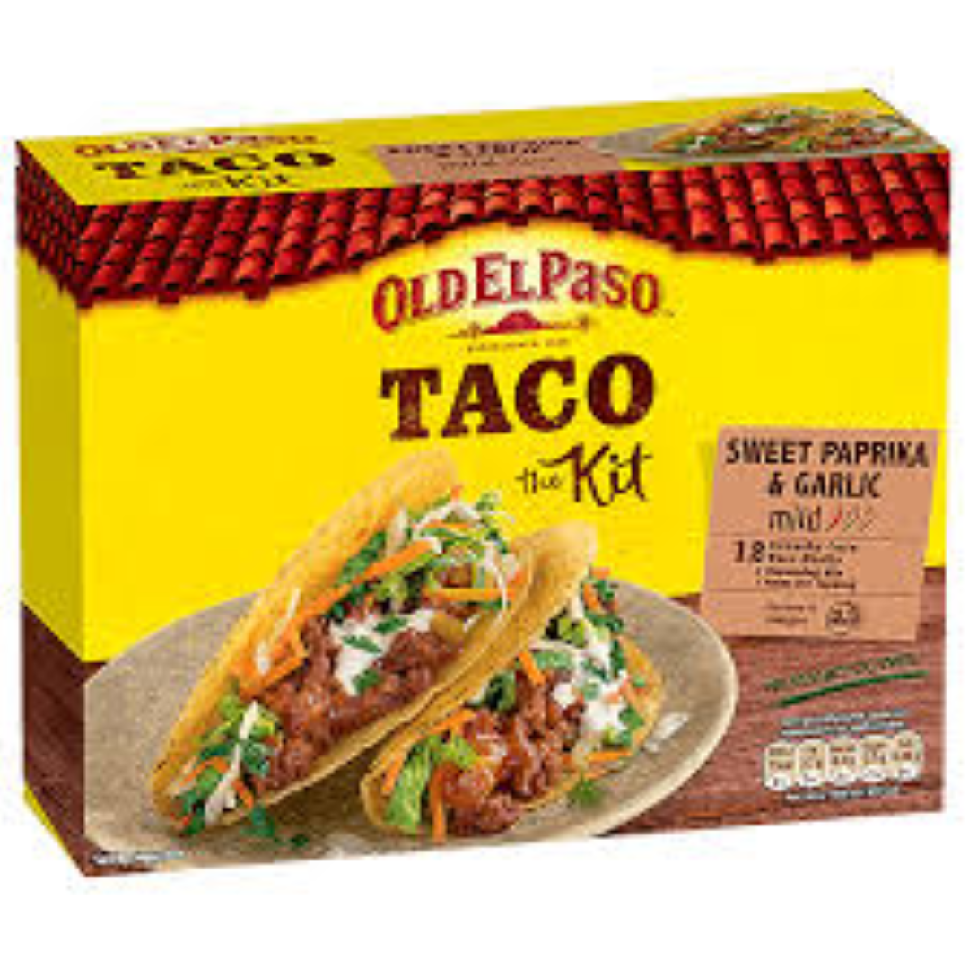 OLD EL PASO SWEET PAPRIKA & GARLIC 25G